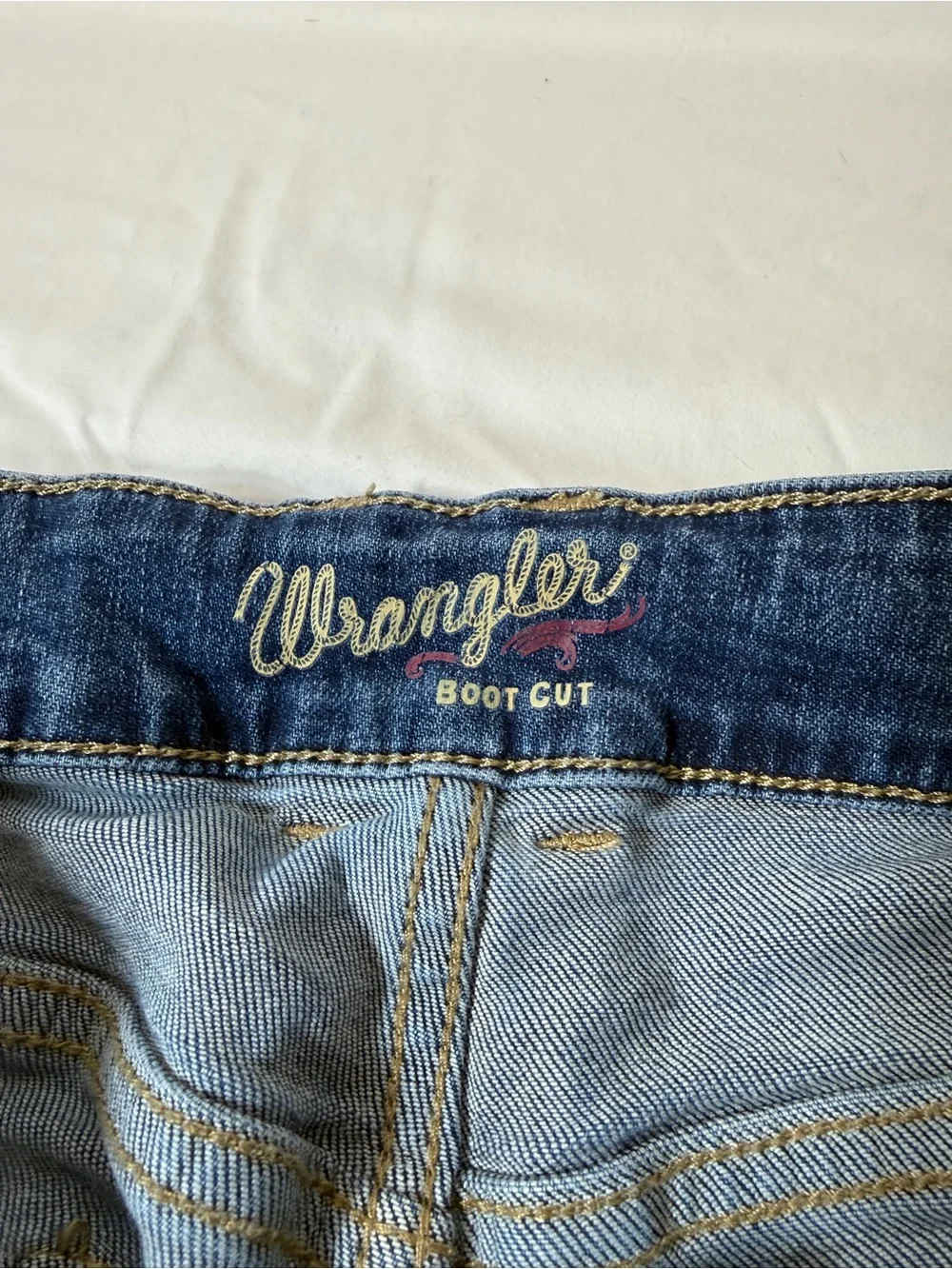 Wrangler Women’s Straight Leg Denim Jeans - Dark Blue